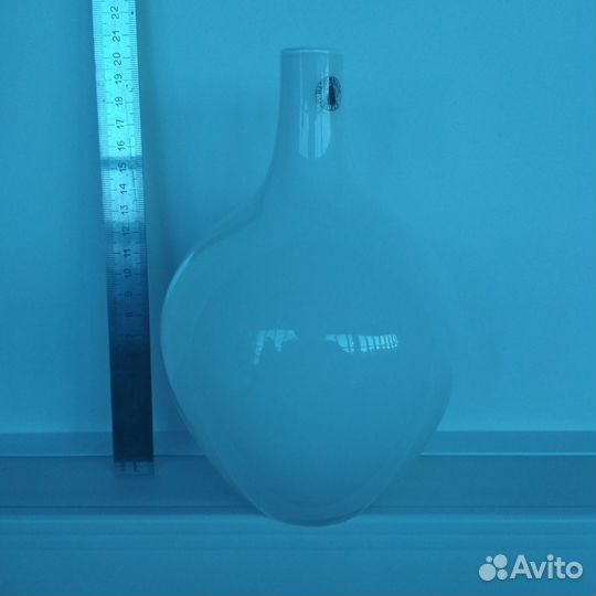 Ваза IKEA белое стекло