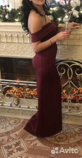 Вечернее платье в пол 44