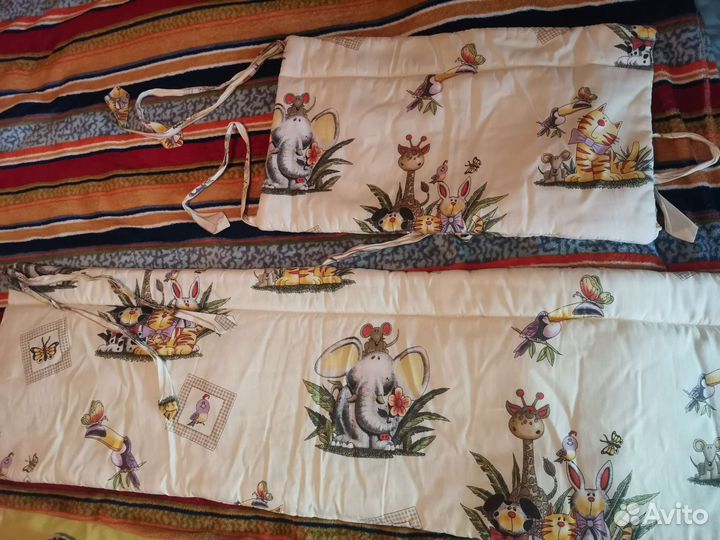 Бортики в детскую кроватку 120*60