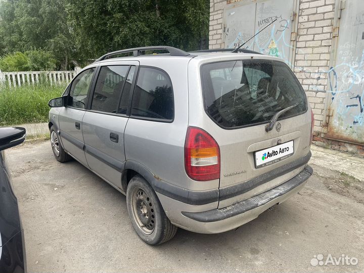 Opel Zafira 1.8 МТ, 2000, 180 000 км