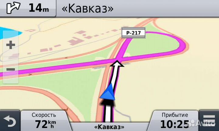 Карта для автомобильных навигаторов Garmin