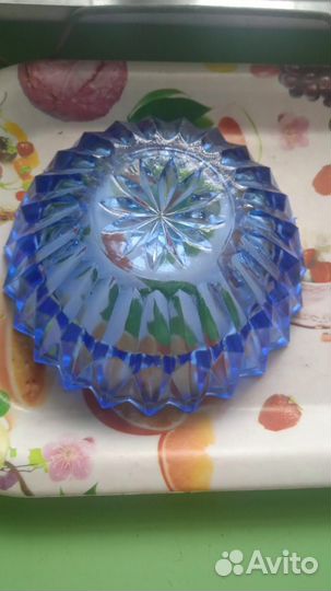 Салатница.ваза синяя СССР