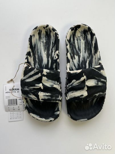 Adidas Adilette 22, Carbon Aluminum, оригинал