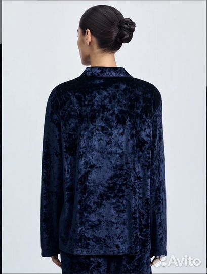 Бархотный велюровый костюм стрейч