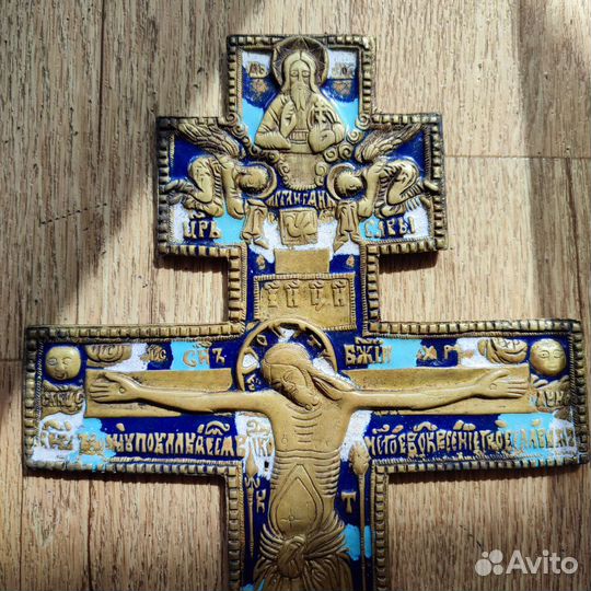 Крест Распятие Христово 19 век