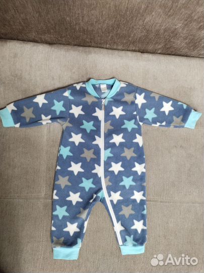 Флисовый комбинезон 74