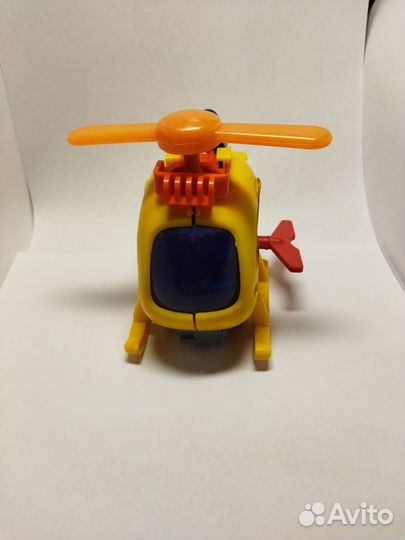 Игрушка механическая,заводной вертолет Завод Парус