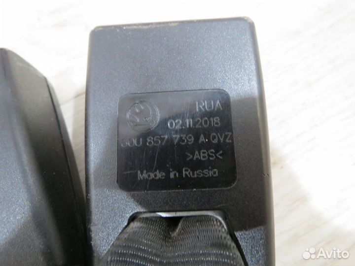Ответная часть ремня безопасности Skoda Rapid