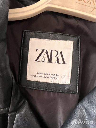 Куртка экокожа Zara