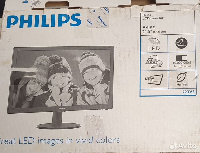 Монитор Philips 223v5lsb2/62