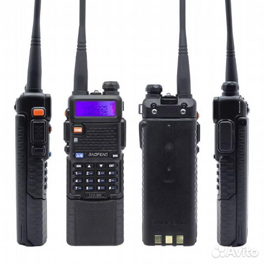 Рация Baofeng UV-5R 8W с аккумулятором 3800 мАч Че