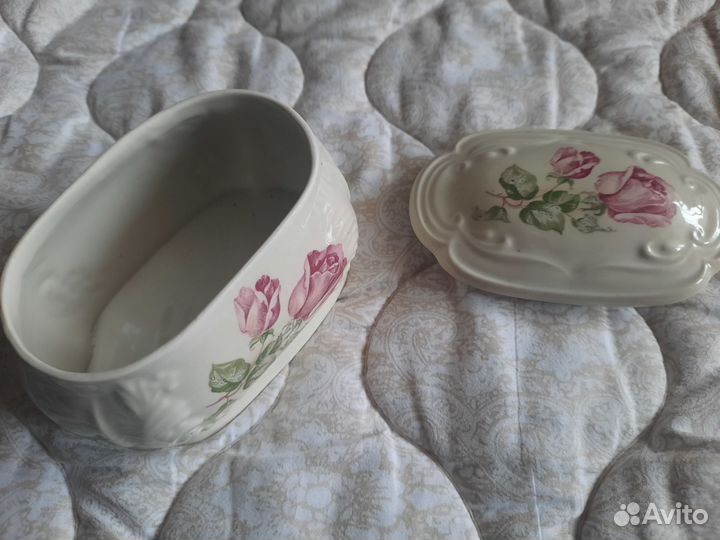 Шкатулка форфор