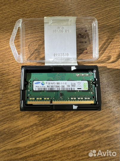 Оперативная память Samsung DDR3 2GB 1600MHZ