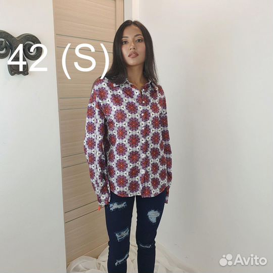 Яркая рубашка Shein 42 (S)