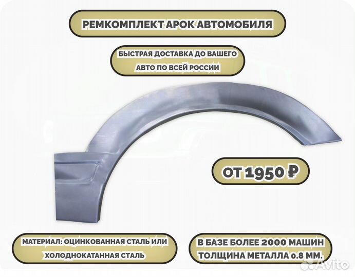 Ремонтные арки на автомобиль