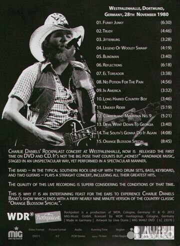 Charlie Daniels - Live AT Rockpalast 1980 (1 DVD)
