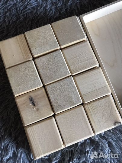 Кубики деревянные