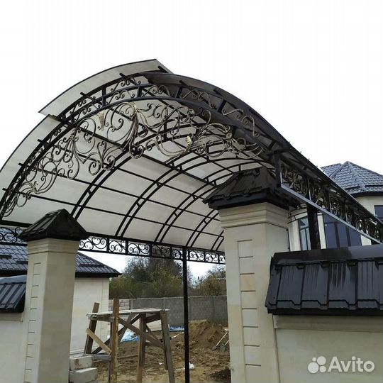 Навес из поликарбоната