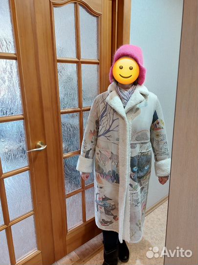 Дубленка искусственная женская 50 52