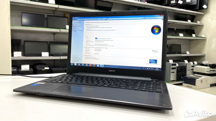 Ноутбук Dexp для работы и учебы 4 ядра/HDD 500Gb
