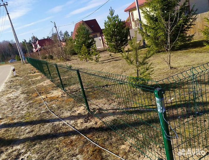 Забор сетка 3д