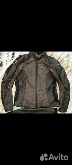 Мотокомбинезон женский кожа