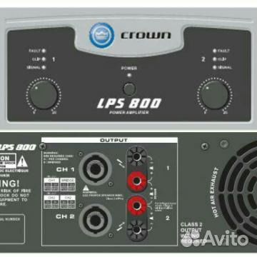Усилитель мощности Crown LPS 800