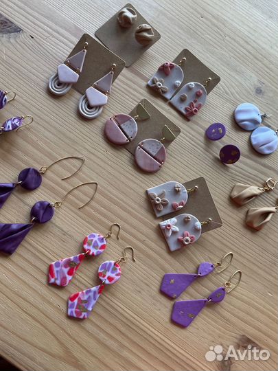 Серьги ручной работы