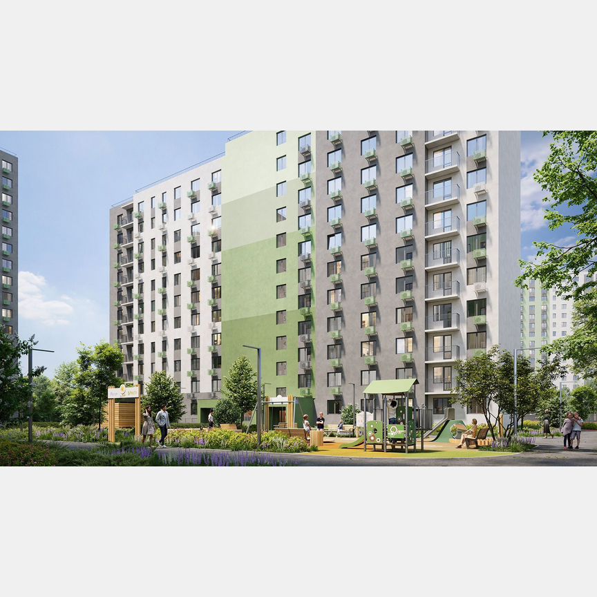 1-к. квартира, 34,7 м², 12/16 эт.