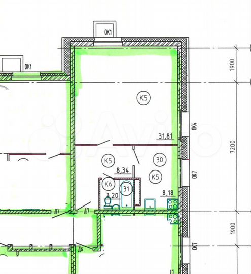 2-к. квартира, 51,5 м², 1/10 эт.