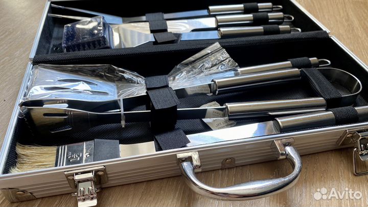 Набор для барбекю и шашлыка 6 пр новый