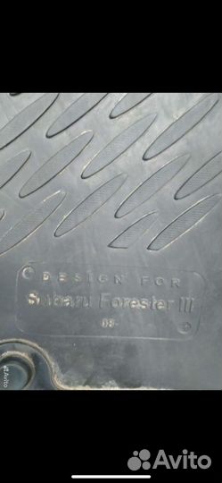 Ковирики Subaru Forester SH 3 III резиновые 2008