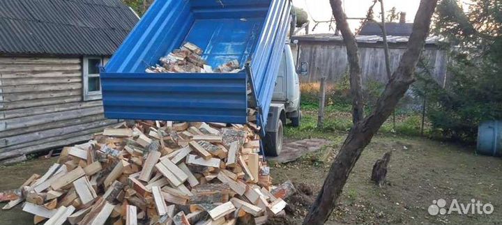 Дрова березовые. Колотые