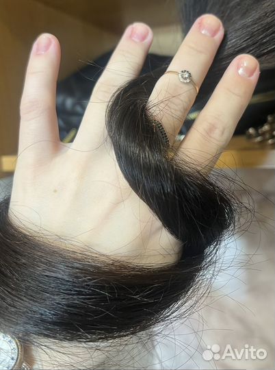 Волосы натуральные на трессах 70 см