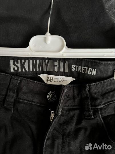 Джинсы новые черные H&M skinny fit stretch