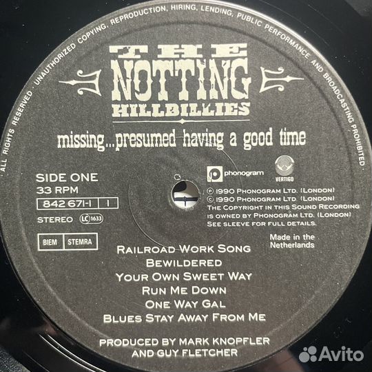 The Notting Hillbillies (Европа 1990г.)