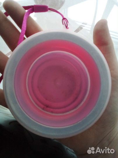 Раскладной силиконовый стакан