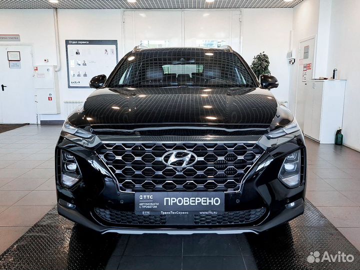 Hyundai Santa Fe 2.2 AT, 2019, 130 503 км