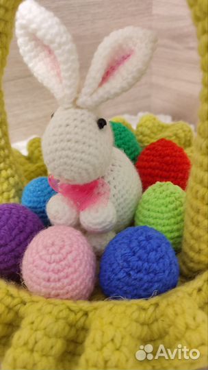 Пасхальная корзина ручной работы