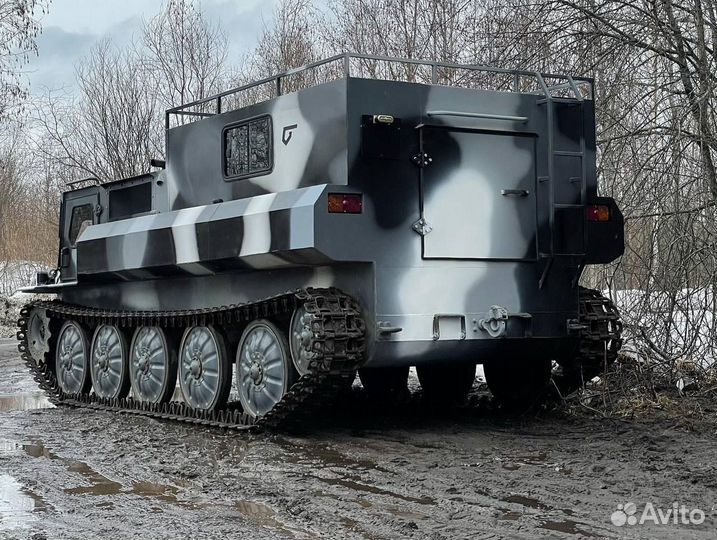 Вездеход снегоход гтму / газ-73М, мсг-45