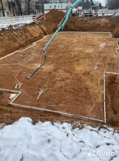 Бетон, доставка миксером