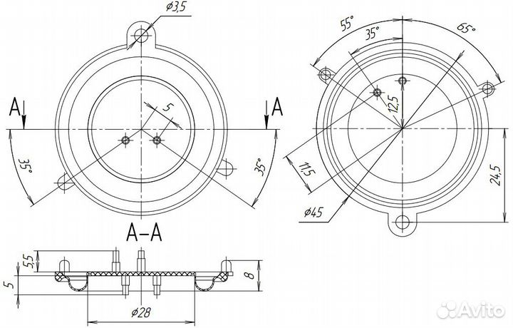 Мембрана водонагревателя 
