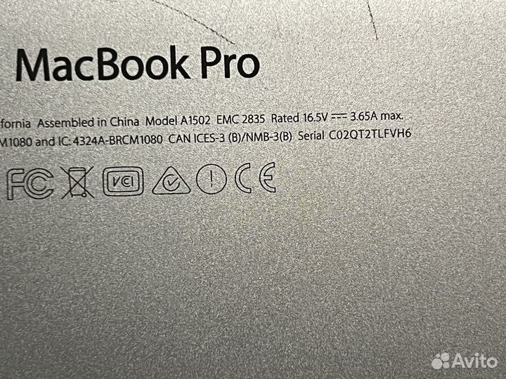 Apple MacBook Pro 13 2015 i7/16/512 SSD