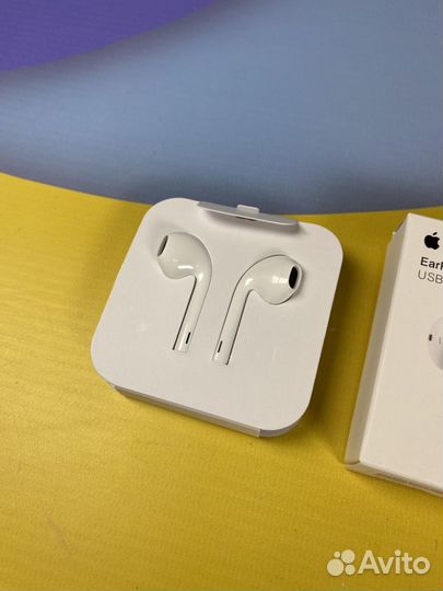 Наушники earpods с выходом USB C