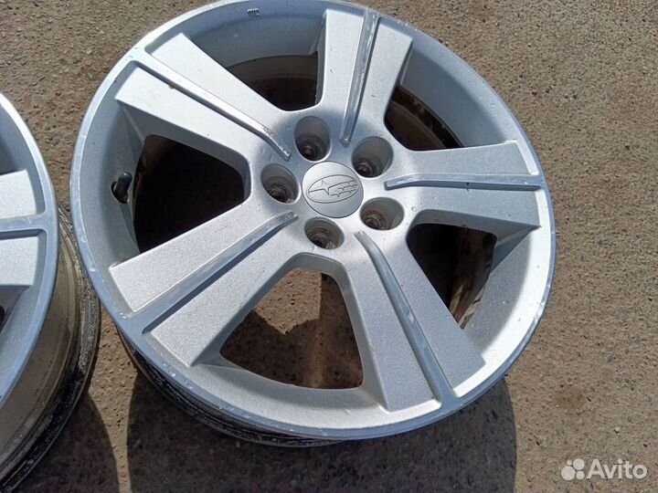 Комплект оригинальных дисков Subaru R16 5x100 ET48