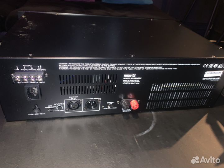 Усилитель мощности PA-6324 мощностью на 240 Вт