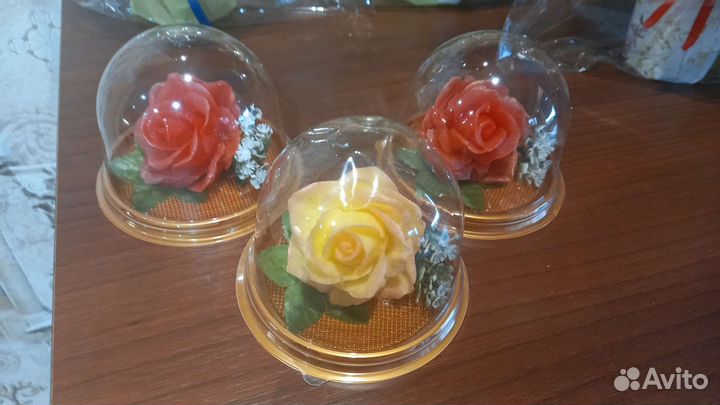 Мыло ручной работы роза