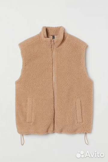 Жилет H&M флисовый плюшевый