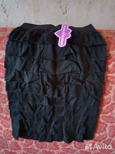 Юбка-резинка трикотажная