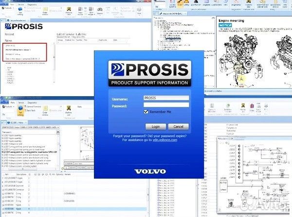 Volvo Prosis - каталог оригинальных запчастей